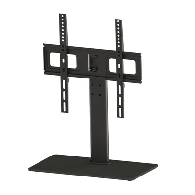 Meuble TV réglable en hauteur avec base en verre